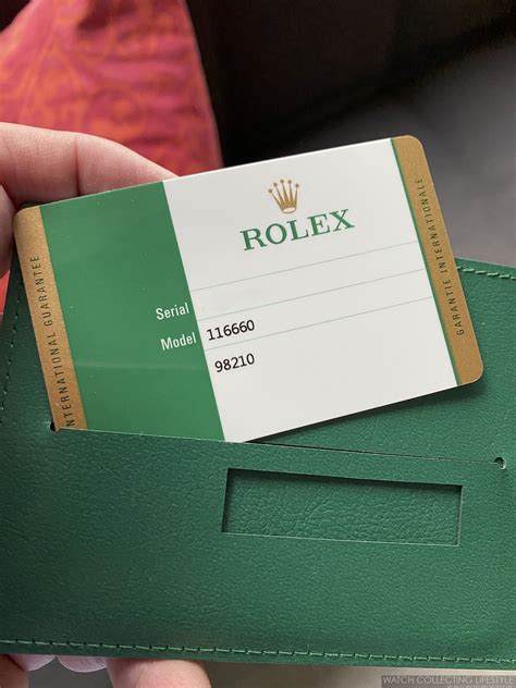 rolex new card|Rolex card of authenticity.